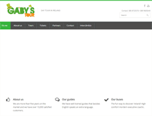 Tablet Screenshot of gabystour.com